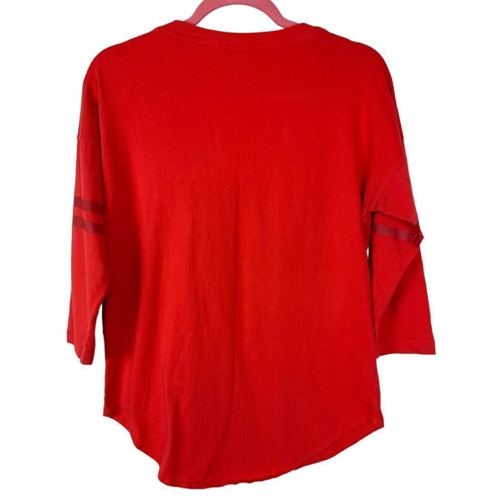 Nike 95 Just Do It Bright Red Baseball Tee - Picture 4 of 4